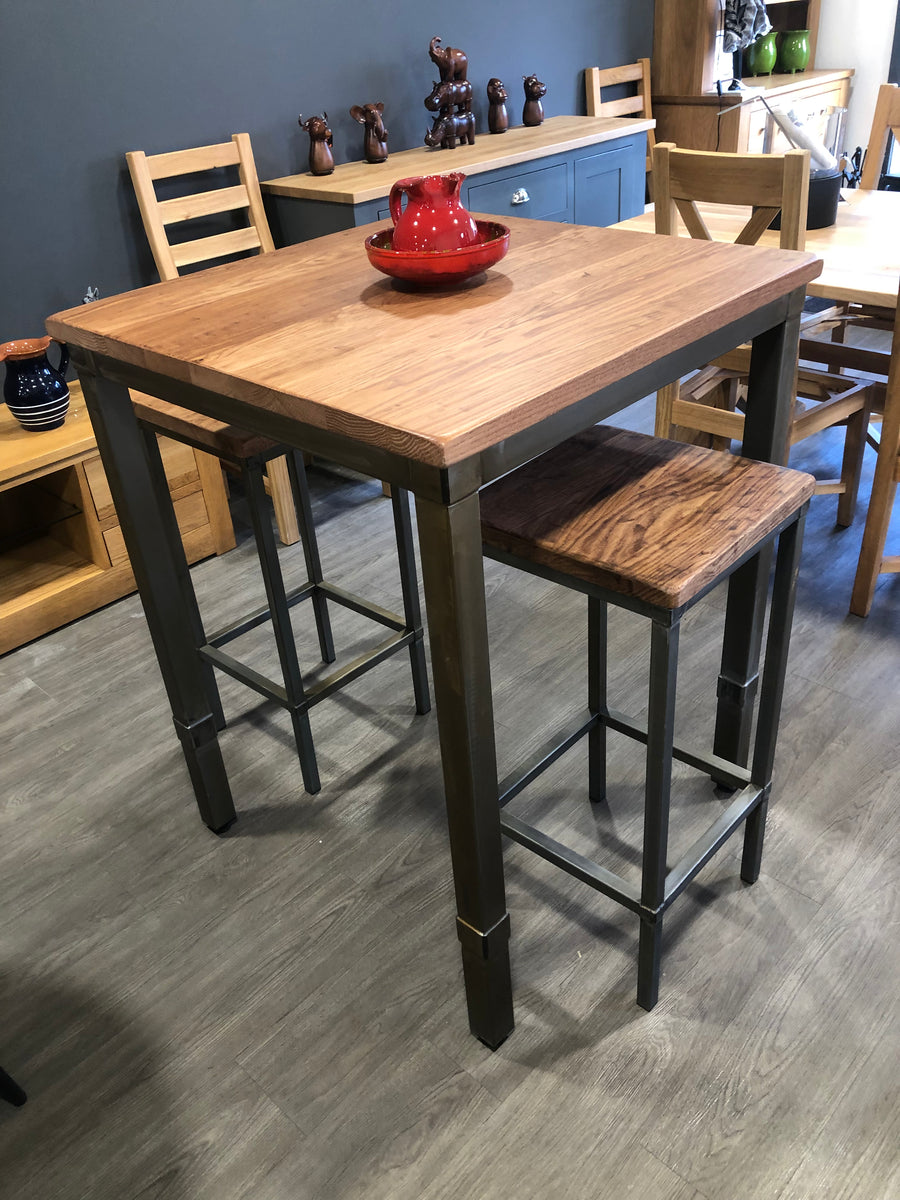Castori Industrial breakfast bar table