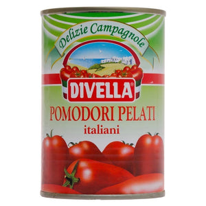A Di Maria Divella Delizie Campagnole Pomodori Pelati Interi 100% Italiani 400 g - Creative Outdoor Living