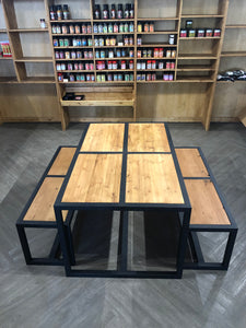 Castori table and bench set