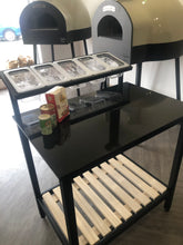 Load image into Gallery viewer, Castori forni pizza prep table with gastronorm rack