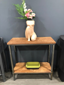 Industrial style console table