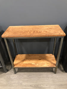 Industrial style console table