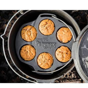 Creative Living Rotherham Petromax cast iron muffin tin - Creative Outdoor Living