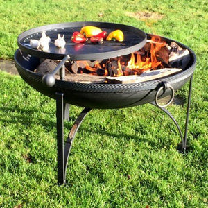 Fire pits uk Plain jane with swing arm  (collection only) - Creative Outdoor Living