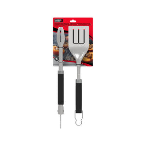 Weber tongs spatula precision set - WEBER - Creative Outdoor Living